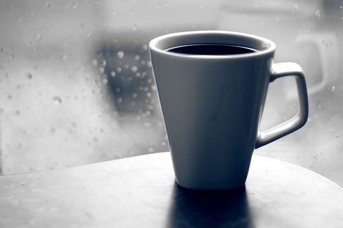 Coffee and rain