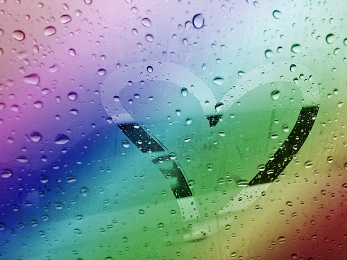 love window rainbow